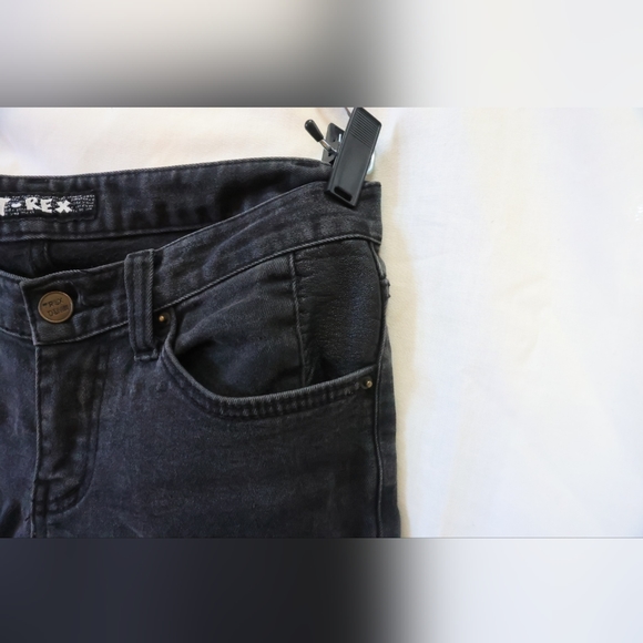 T-Rex Jeans Black Denim Cotton Pants Size 28 - Picture 10 of 13